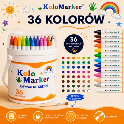 Kolo Marker™ Zmywalne Kredki